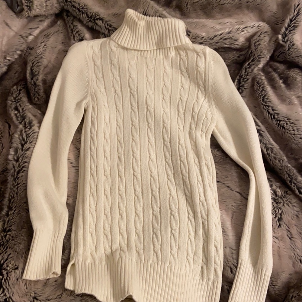 Loft long turtleneck sweater
